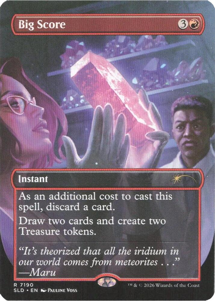 Big Score 7190 card from Secret Lair Drop Series