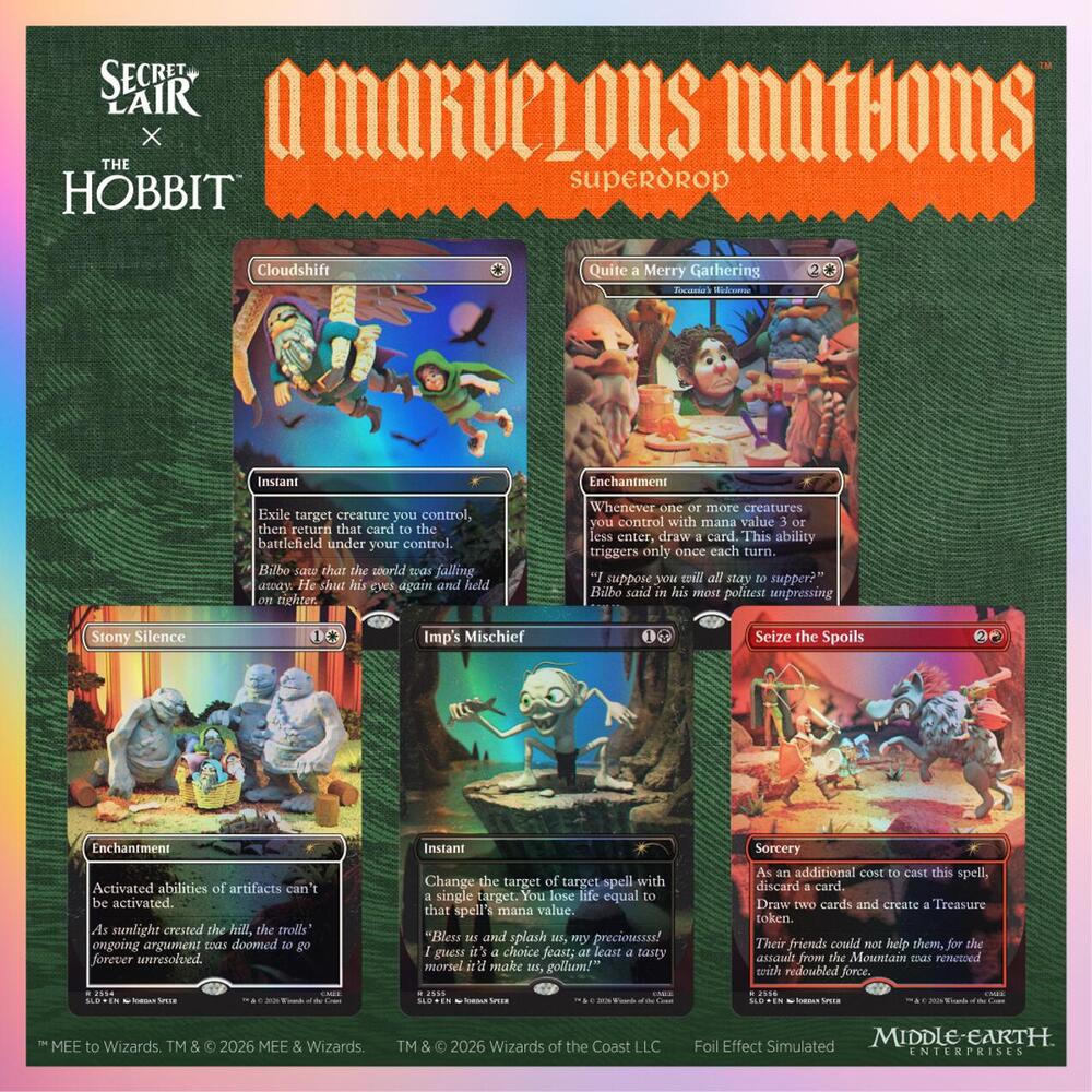 Secret Lair Drop: Secret Lair x The Hobbit: Over the Edge of the Wild - Traditional Foil Edition card from Secret Lair Drop Series