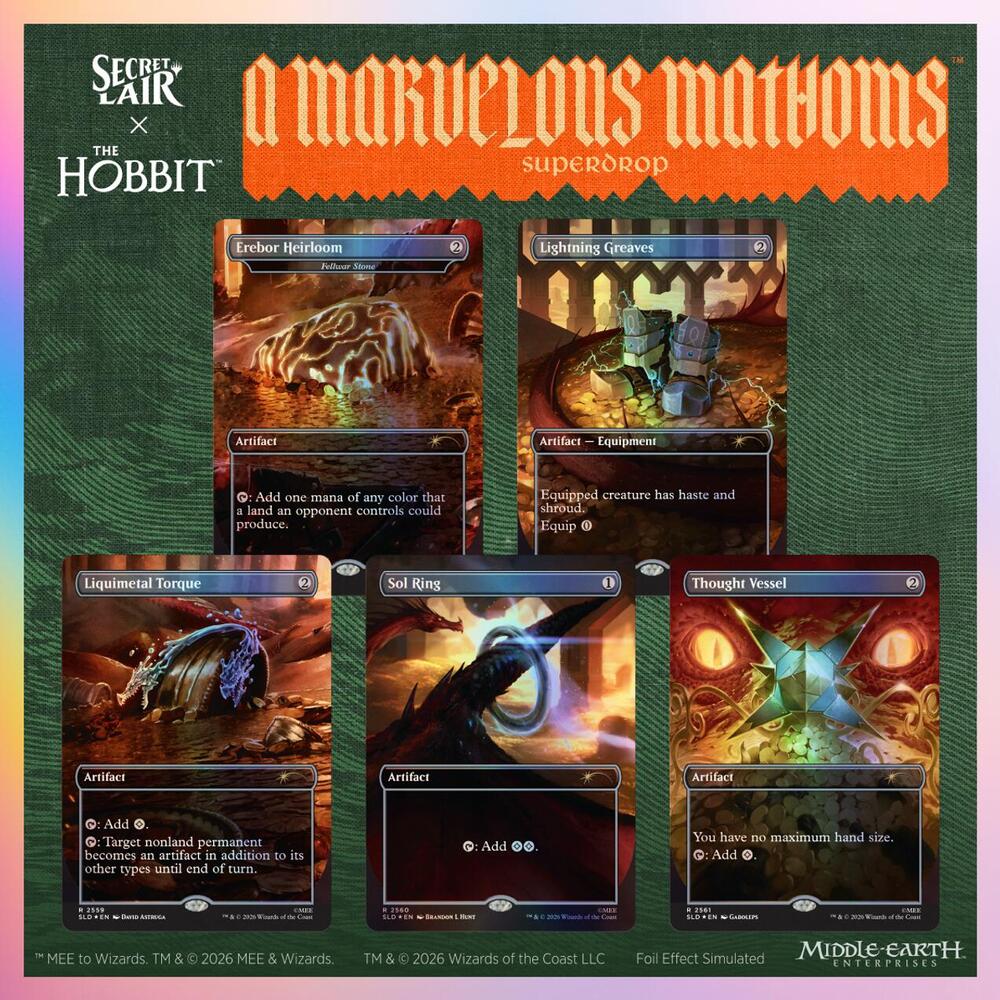 Secret Lair Drop: Secret Lair x The Hobbit: Smaug's Spoils - Traditional Foil Edition card from Secret Lair Drop Series
