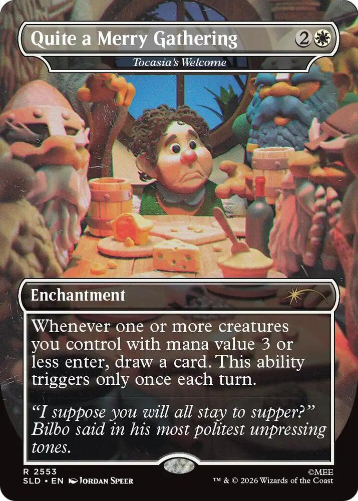 Quite a Merry Gathering - Tocasia's Welcome 2553 card from Secret Lair Drop Series