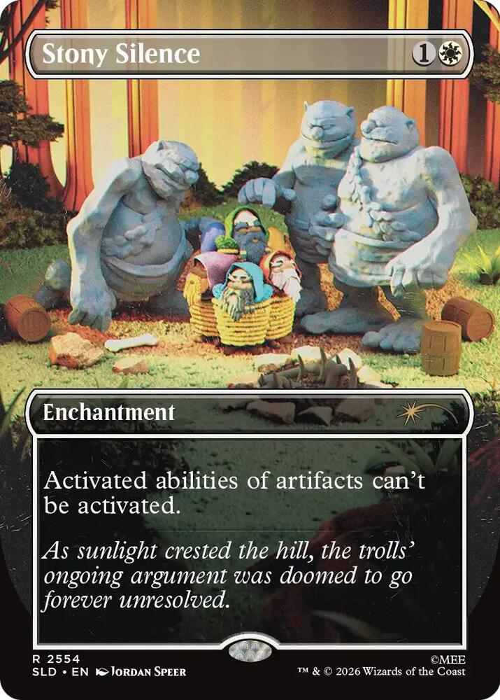 Stony Silence 2554 card from Secret Lair Drop Series