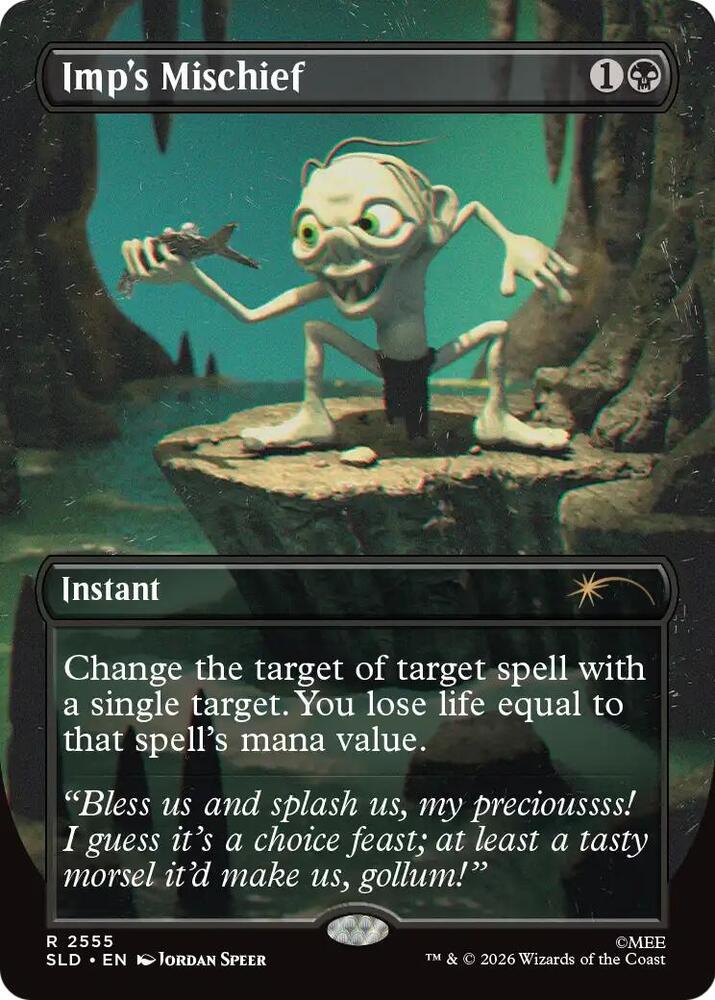 Imp's Mischief 2555 card from Secret Lair Drop Series