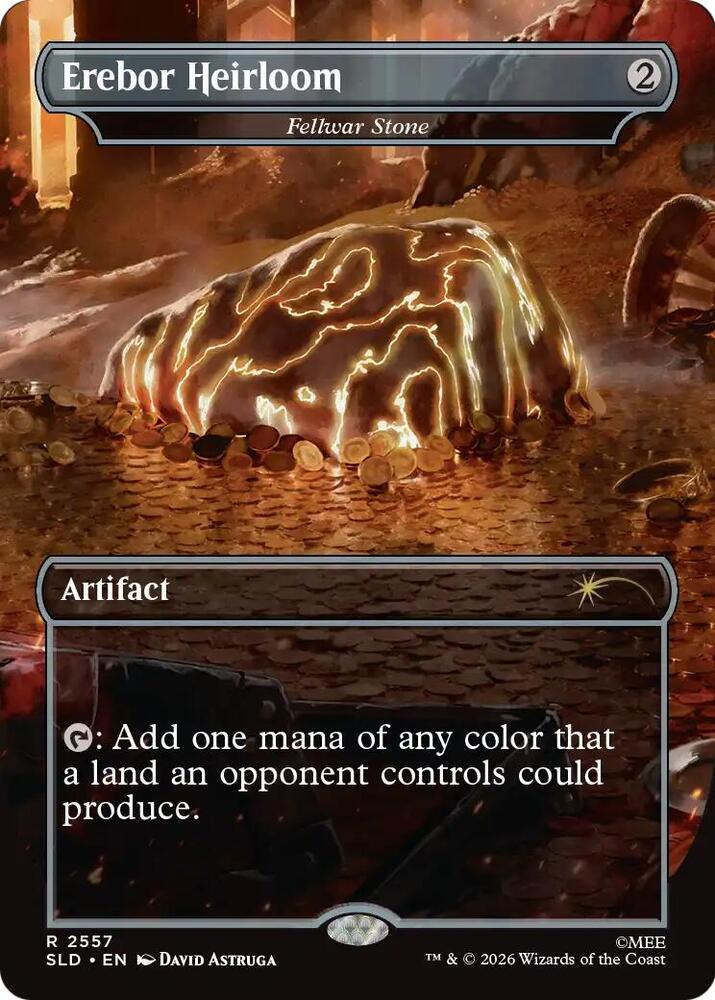Erebor Heirloom - Fellwar Stone 2557 card from Secret Lair Drop Series