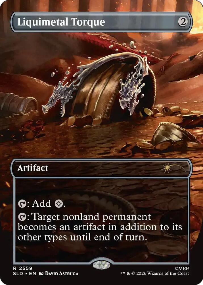 Liquimetal Torque 2559 card from Secret Lair Drop Series