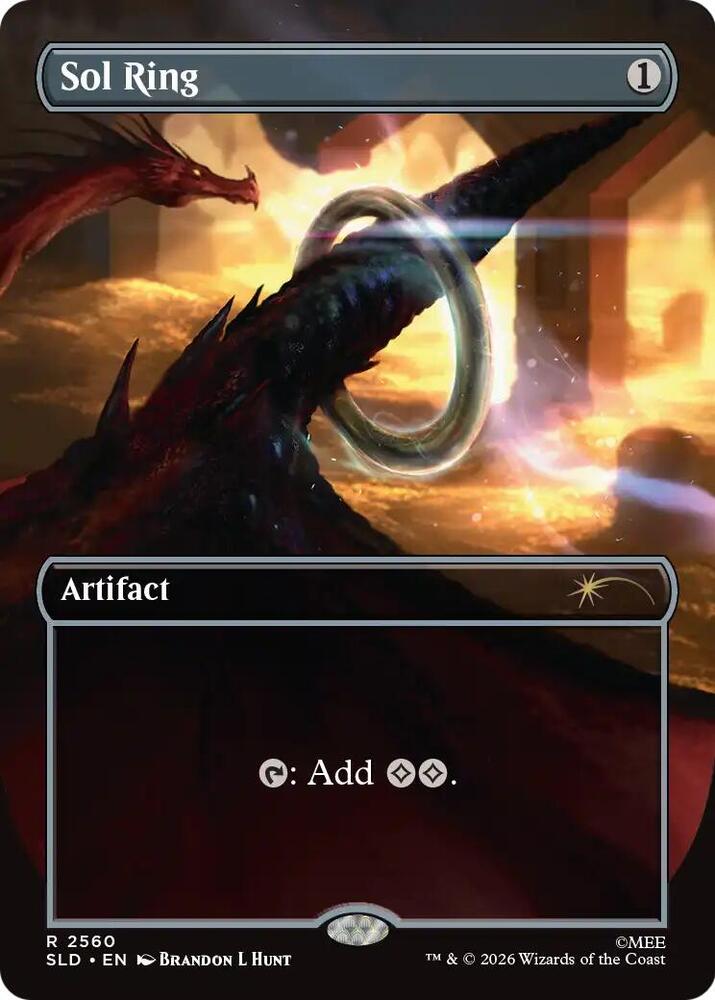 Sol Ring 2560 card from Secret Lair Drop Series