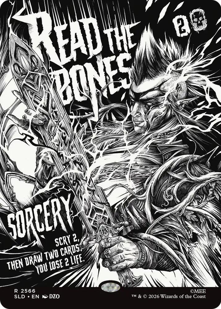 Read the Bones 2566 card from Secret Lair Drop Series