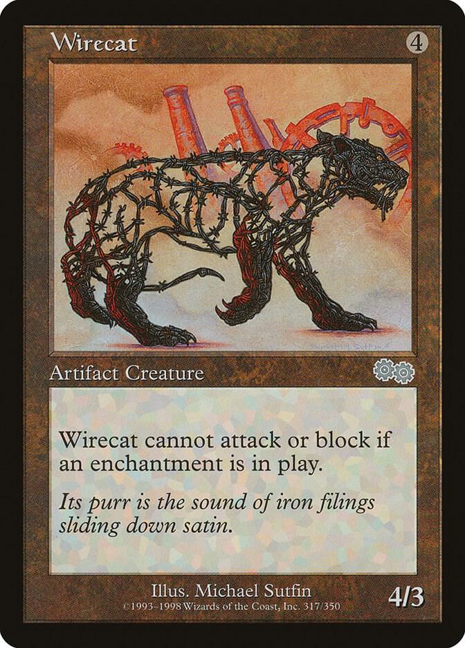 Wirecat 317 card from Urza's Saga