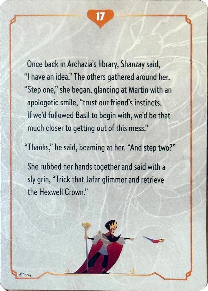 Reign of Jafar Lore Card (17 of 19) card from Reign of Jafar