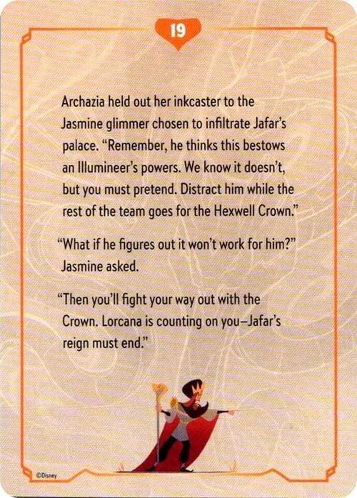 Reign of Jafar Lore Card (19 of 19) card from Reign of Jafar