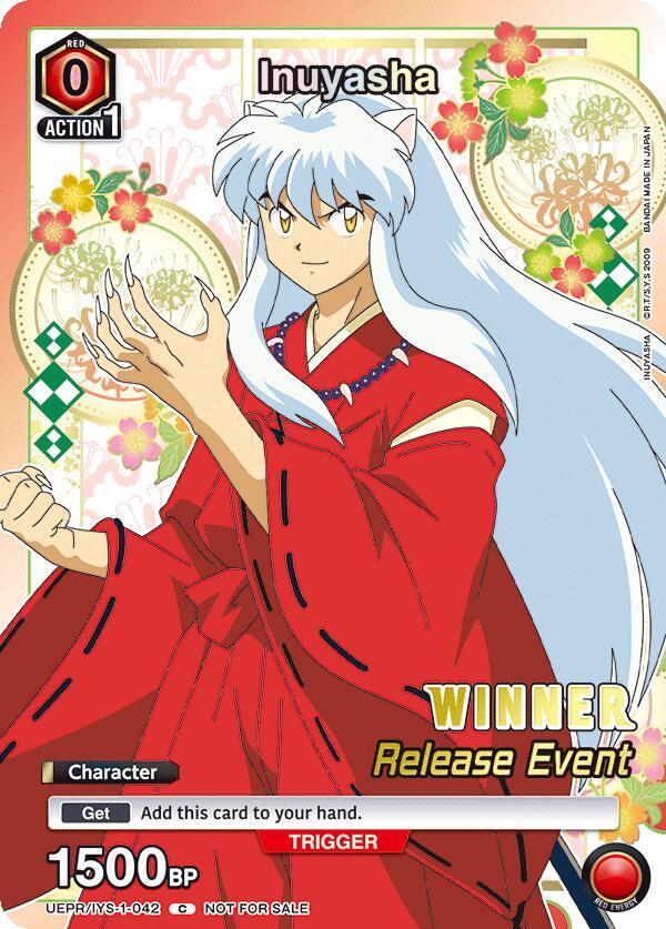 Inuyasha (Release Event Winner) UEPR/IYS-1-042 card from UE23BT: Inuyasha Release Event Cards
