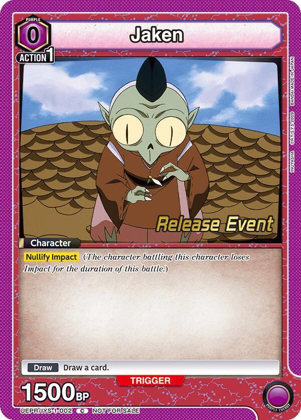 Jaken UEPR/IYS-1-002 card from UE23BT: Inuyasha Release Event Cards