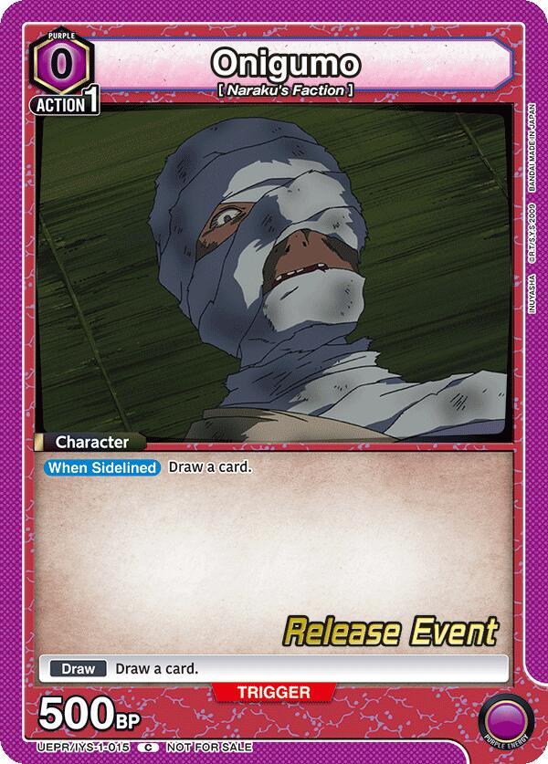 Onigumo UEPR/IYS-1-015 card from UE23BT: Inuyasha Release Event Cards