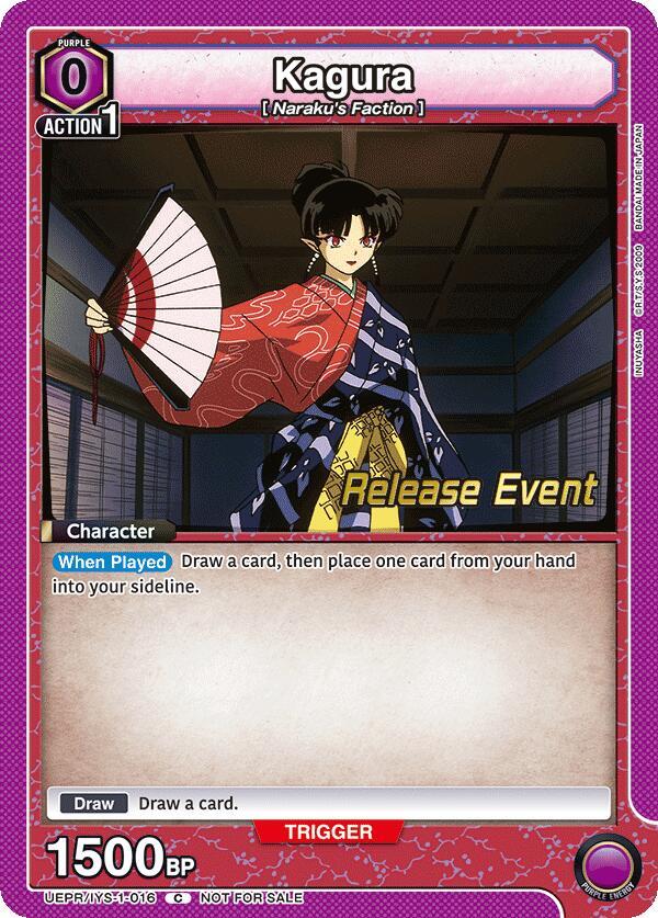 Kagura UEPR/IYS-1-016 card from UE23BT: Inuyasha Release Event Cards