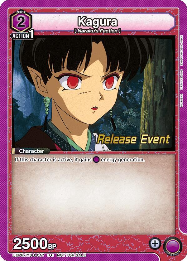 Kagura UEPR/IYS-1-017 card from UE23BT: Inuyasha Release Event Cards