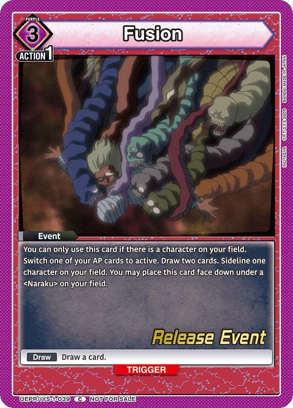 Fusion UEPR/IYS-1-039 card from UE23BT: Inuyasha Release Event Cards