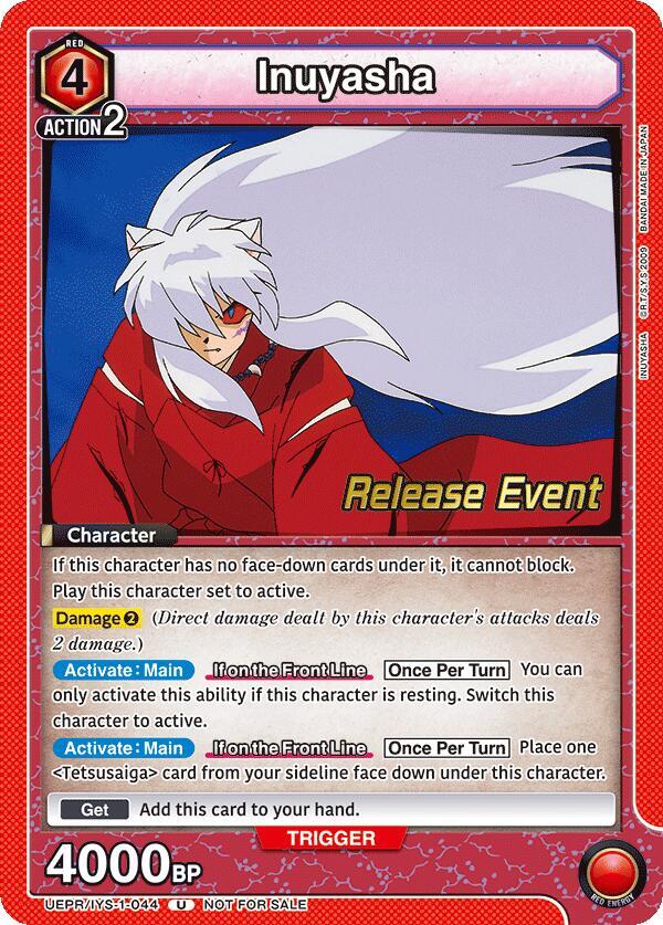 Inuyasha UEPR/IYS-1-044 card from UE23BT: Inuyasha Release Event Cards