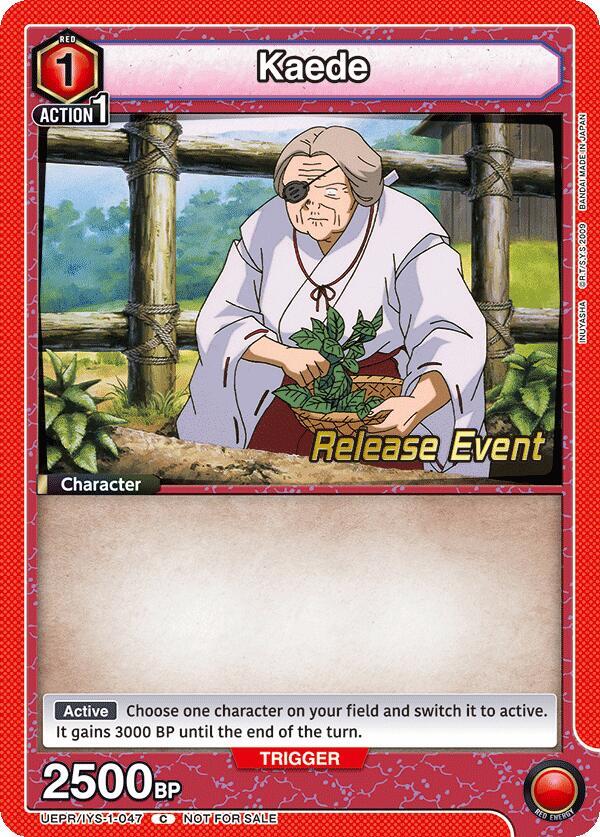 Kaede UEPR/IYS-1-047 card from UE23BT: Inuyasha Release Event Cards