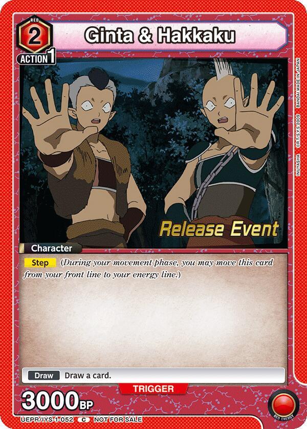 Ginta & Hakkaku UEPR/IYS-1-052 card from UE23BT: Inuyasha Release Event Cards