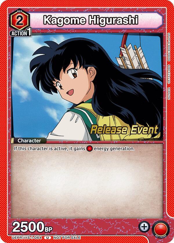 Kagome Higurashi UEPR/IYS-1-064 card from UE23BT: Inuyasha Release Event Cards