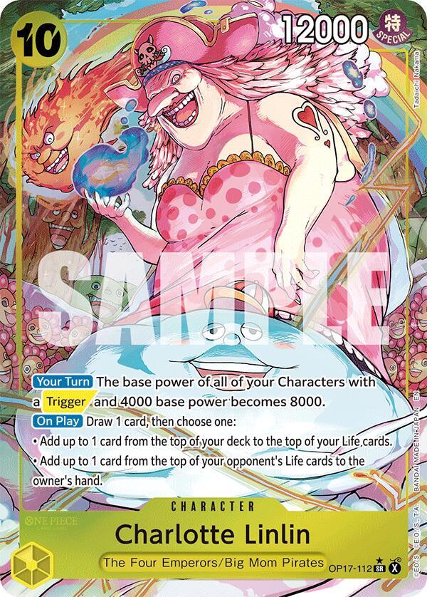 Charlotte Linlin (Alternate Art) OP17-112 card from The World's Strongest Warriors