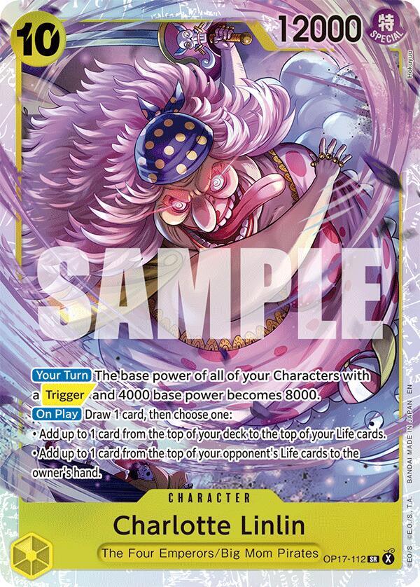 Charlotte Linlin OP17-112 card from The World's Strongest Warriors