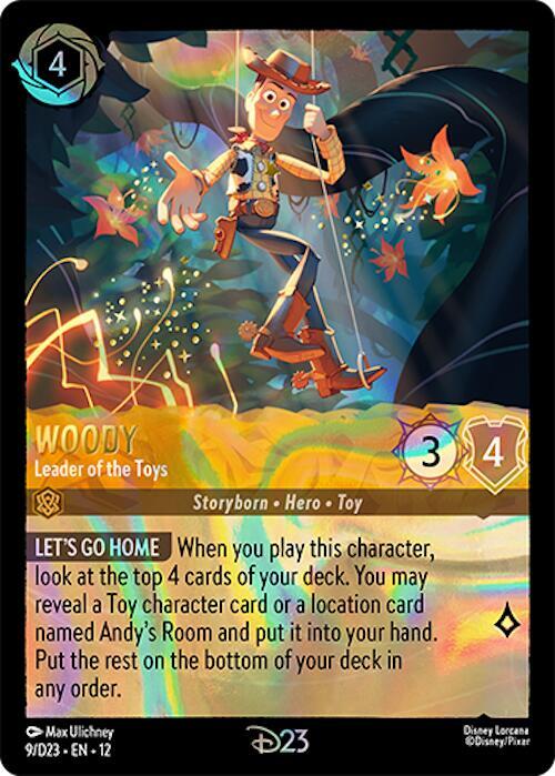 Woody - Leader of the Toys 9 card from D23 Promos