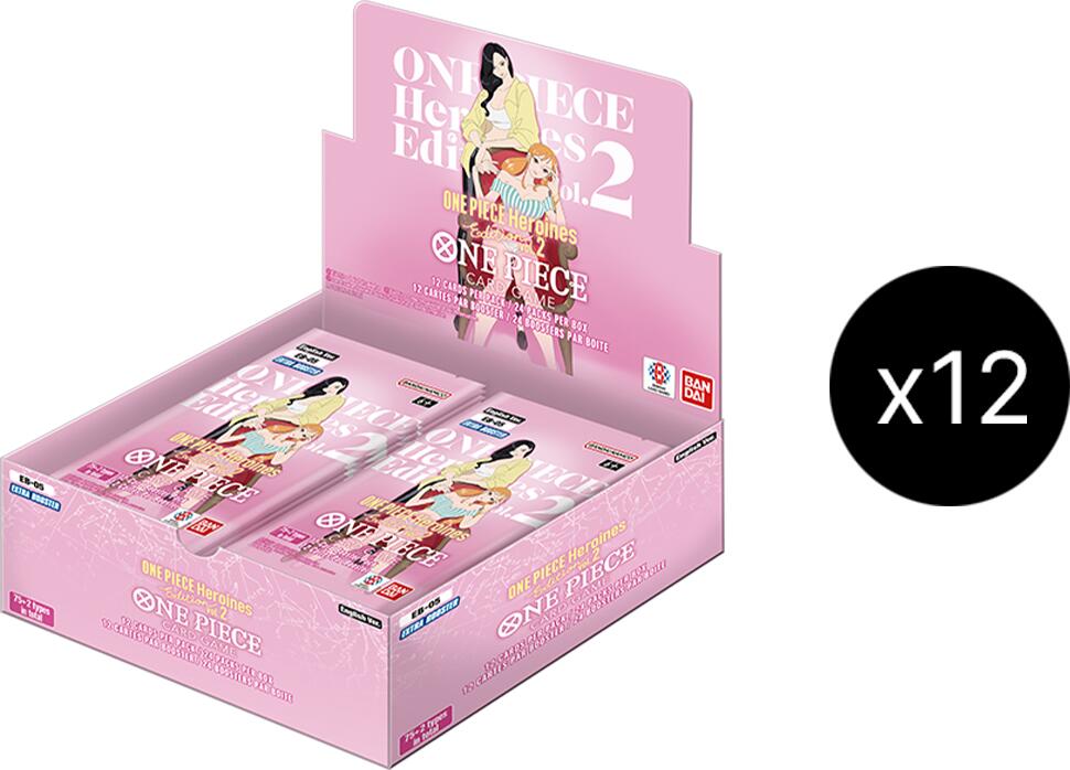 Extra Booster: One Piece Heroines Edition Vol.2 - Booster Box Case sealed product from Extra Booster: One Piece Heroine's Edition Vol. 2