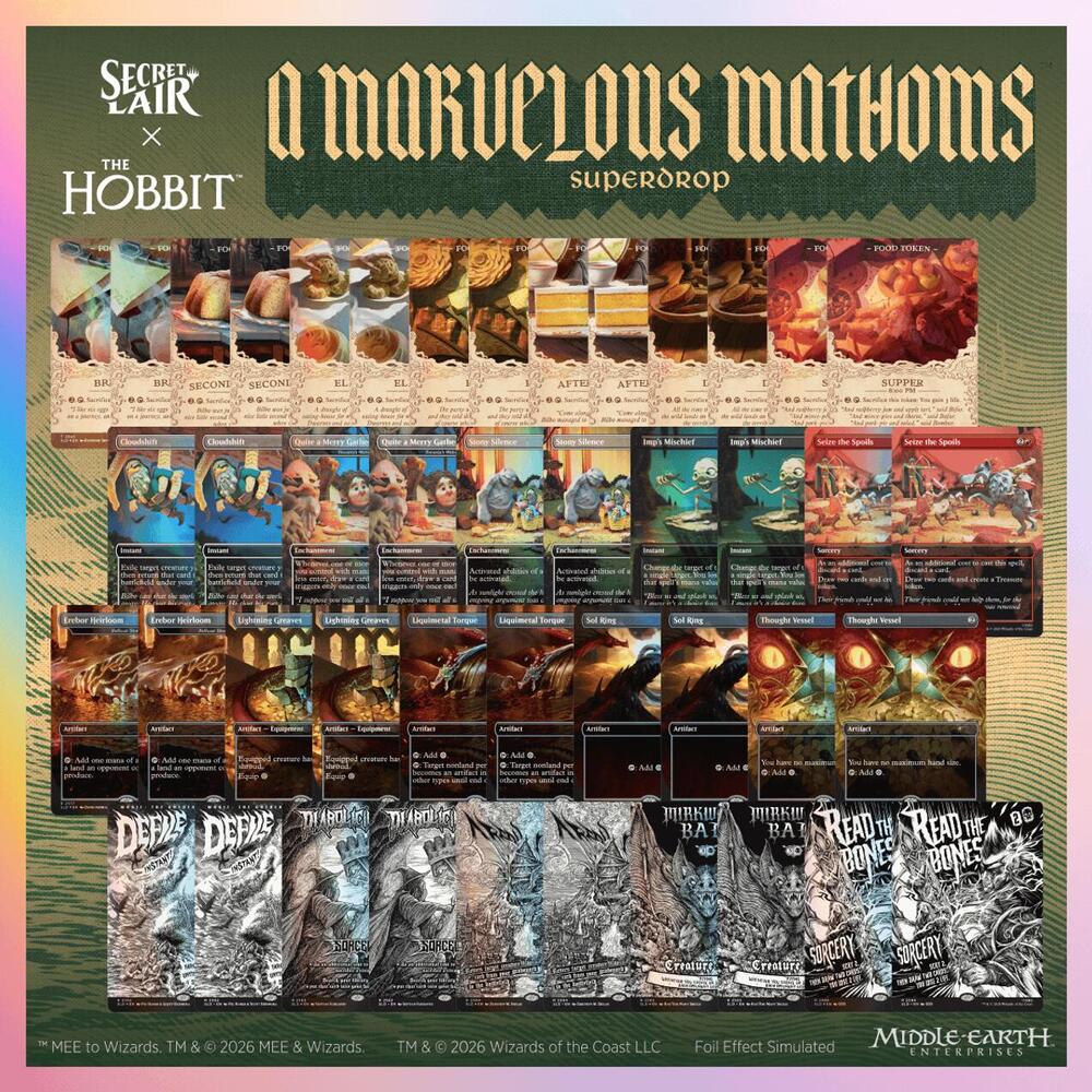 Secret Lair x The Hobbit: A Marvelous Mathoms Superdrop - A Marvelous Mathoms Everything Bundle card from Secret Lair Drop Series
