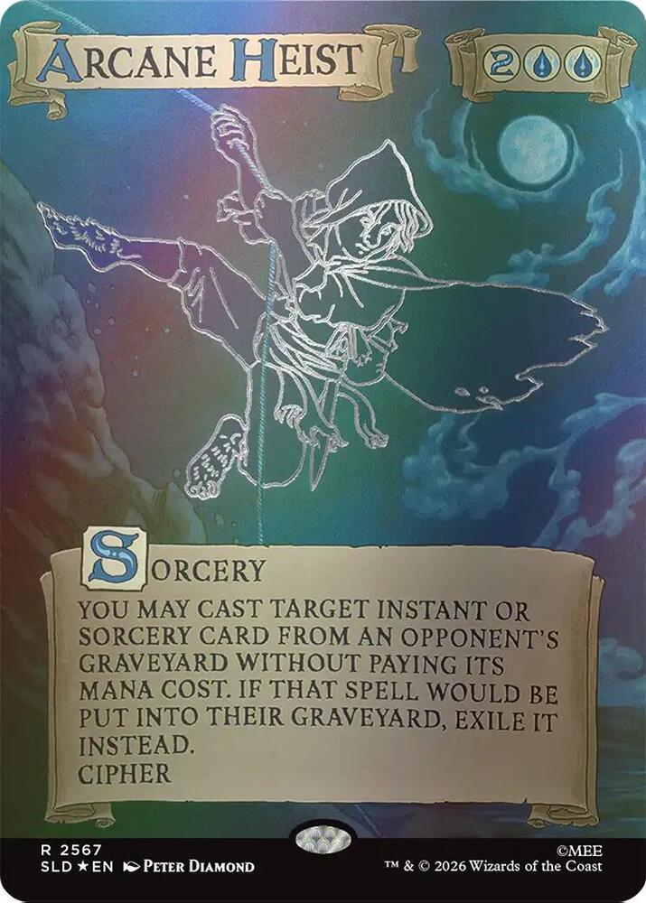 Arcane Heist (Out Of Sight Foil) 2567 card from Secret Lair Drop Series