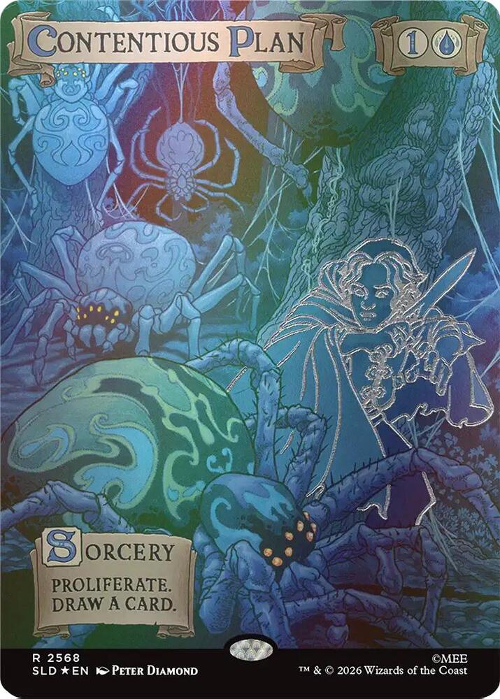 Contentious Plan (Out Of Sight Foil) 2568 card from Secret Lair Drop Series