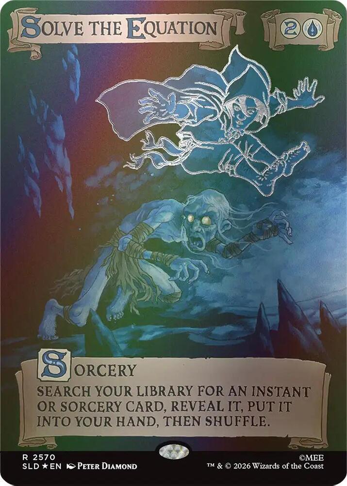 Solve the Equation (Out Of Sight Foil) 2570 card from Secret Lair Drop Series