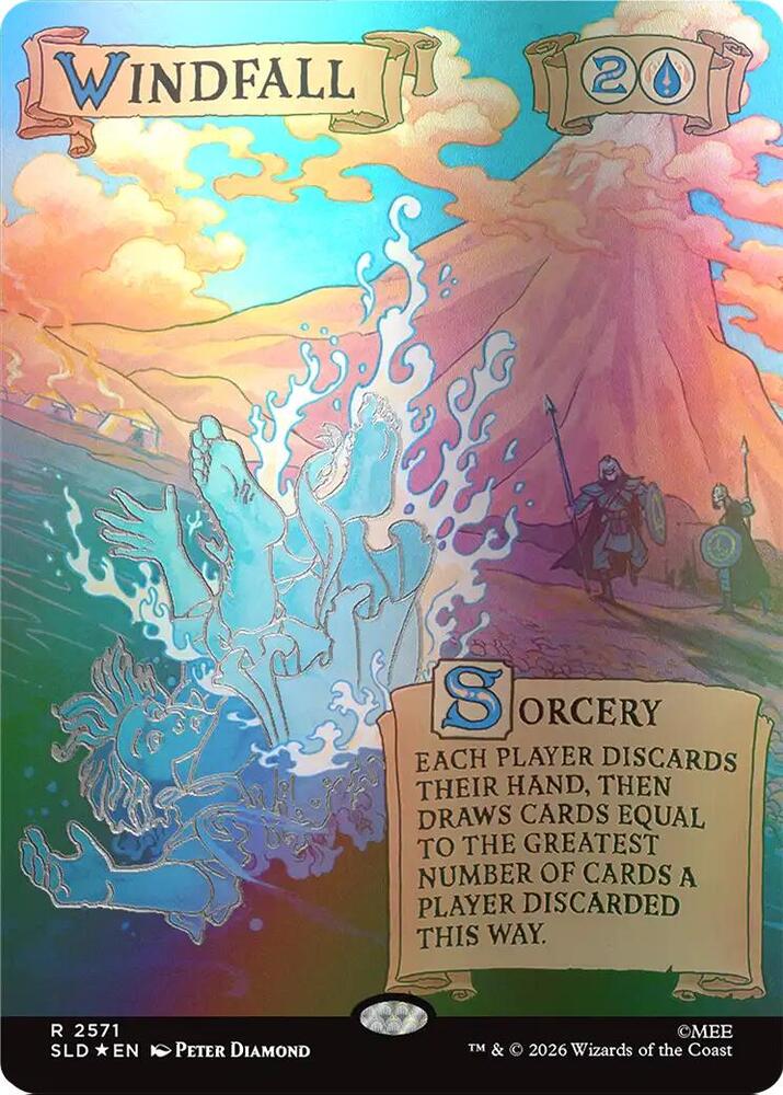 Windfall (Out Of Sight Foil) 2571 card from Secret Lair Drop Series