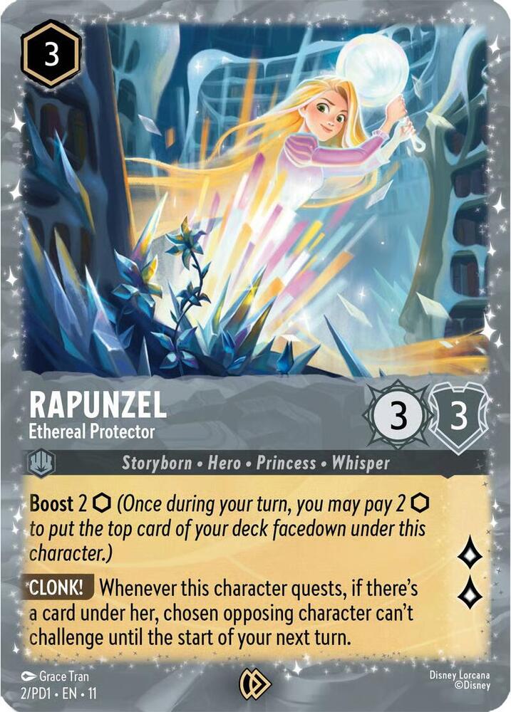 Rapunzel - Ethereal Protector 2 card from Disney Lorcana Promo Cards