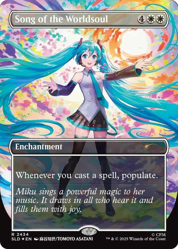 Song of the Worldsoul 2434 card from Secret Lair Drop Series