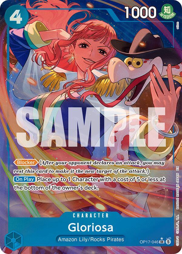 Gloriosa (Alternate Art) OP17-046 card from The World's Strongest Warriors