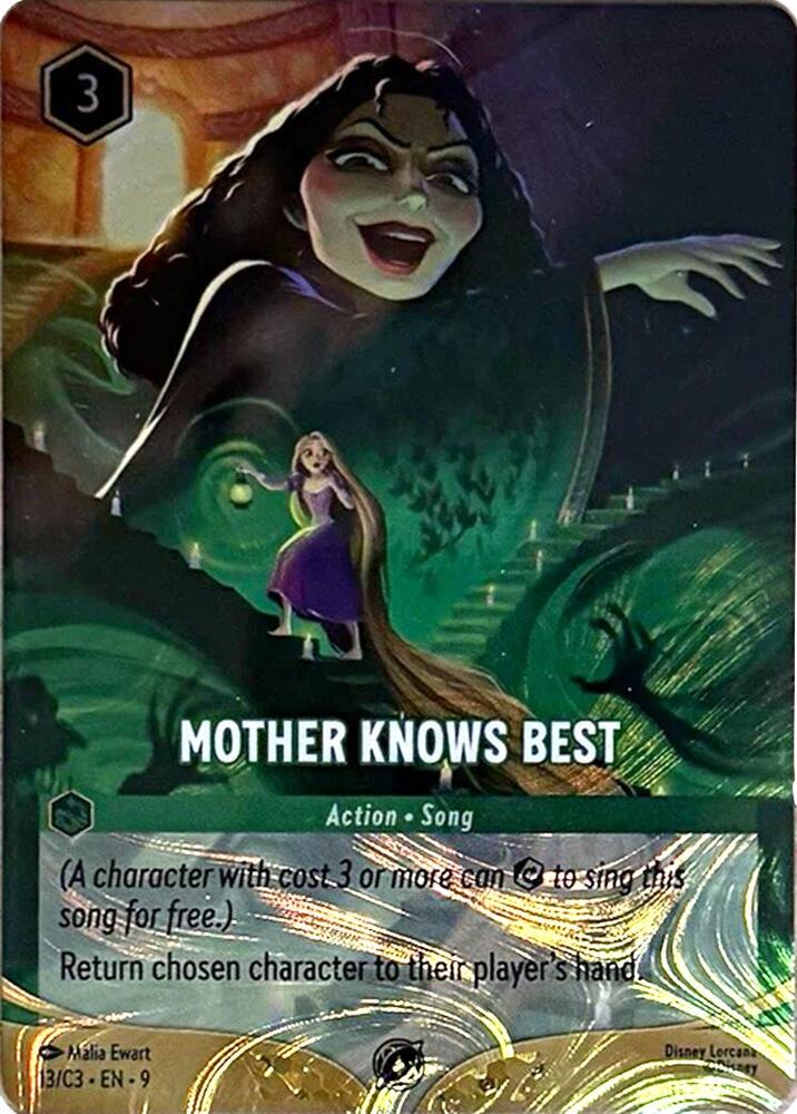 Mother Knows Best (Foil) 13 card from Disney Lorcana Promo Cards