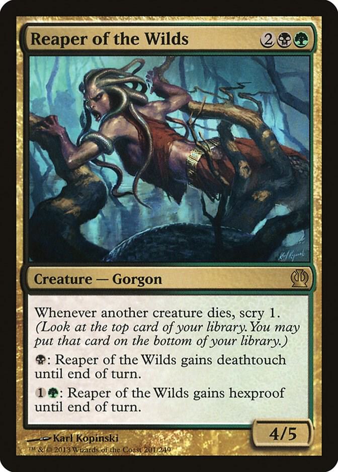 Reaper of the Wilds 201 card from Theros