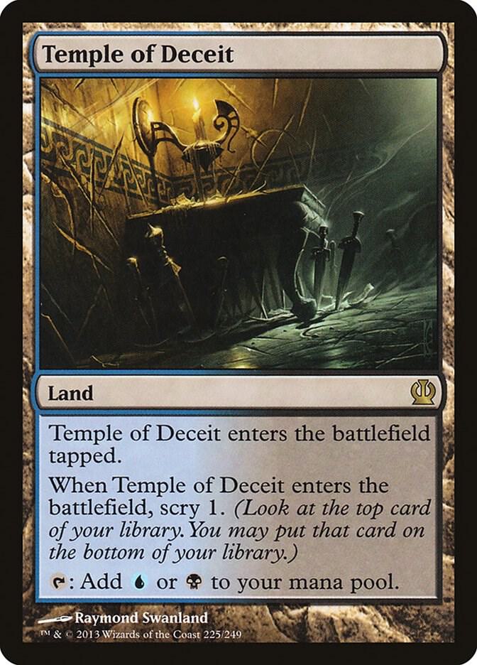Temple of Deceit 225 card from Theros
