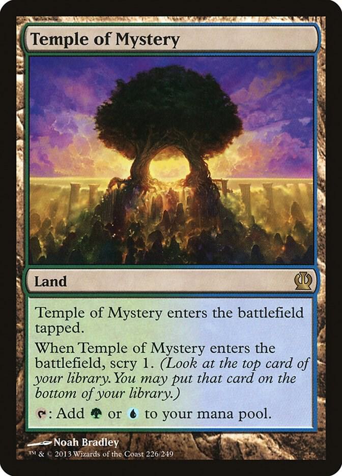Temple of Mystery 226 card from Theros