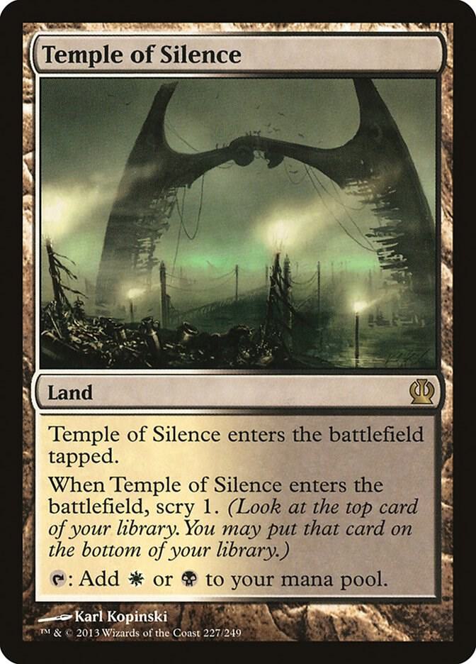 Temple of Silence 227 card from Theros