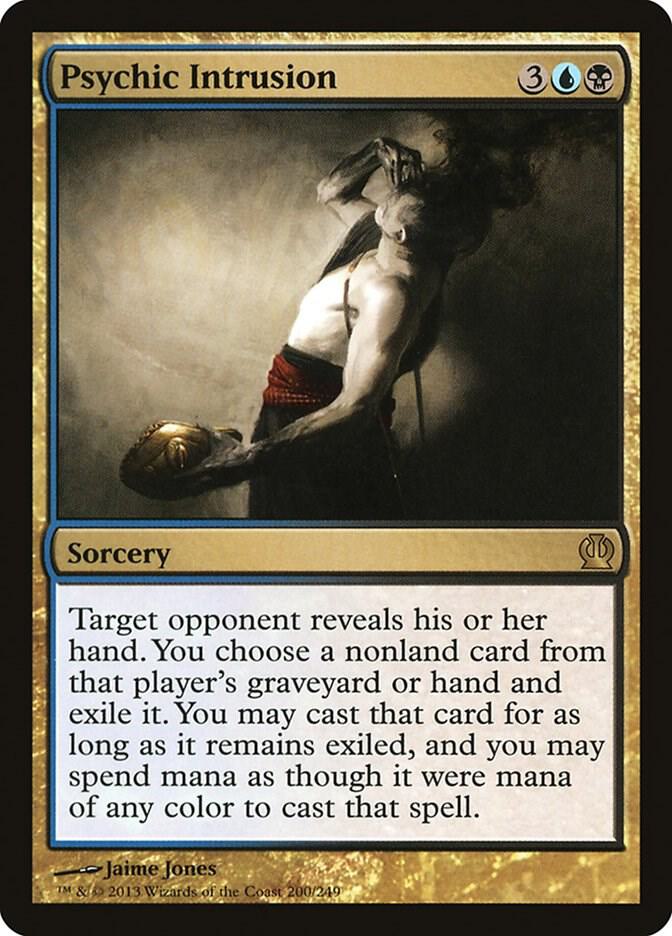 Psychic Intrusion 200 card from Theros
