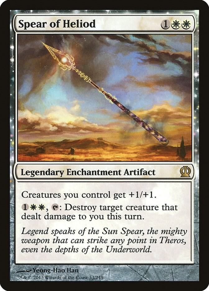 Spear of Heliod 33 card from Theros