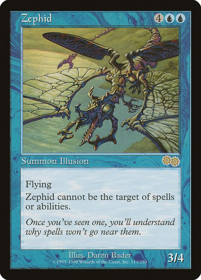 Zephid 113 card from Urza's Saga