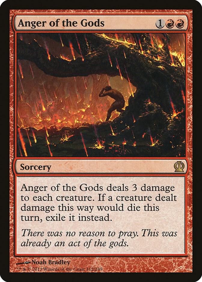 Anger of the Gods 112 card from Theros