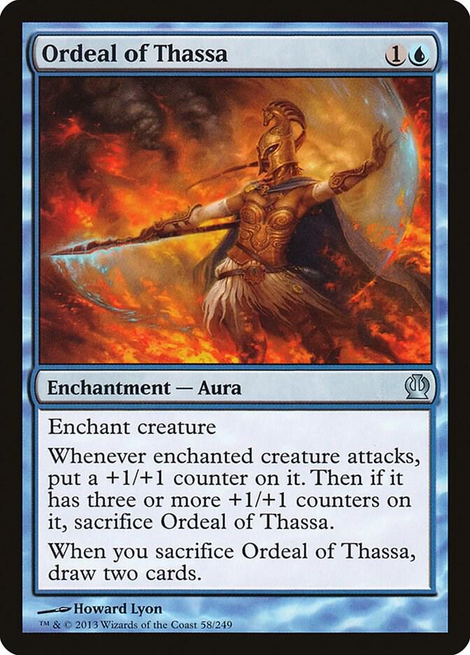 Ordeal of Thassa 58 card from Theros