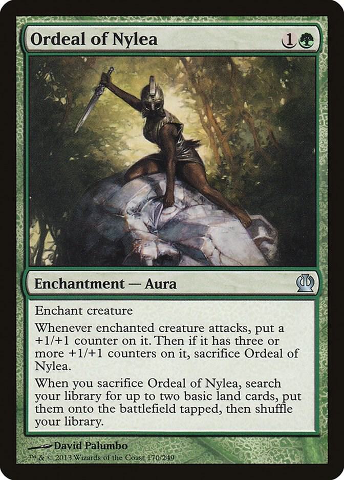 Ordeal of Nylea 170 card from Theros