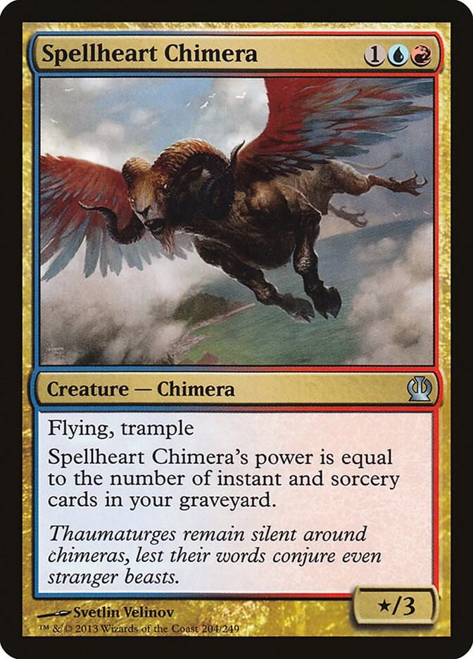 Spellheart Chimera 204 card from Theros