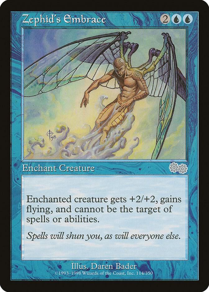 Zephid's Embrace 114 card from Urza's Saga