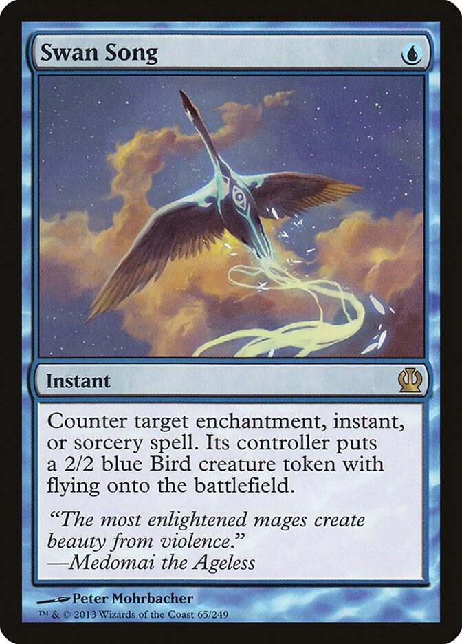 Swan Song 65 card from Theros