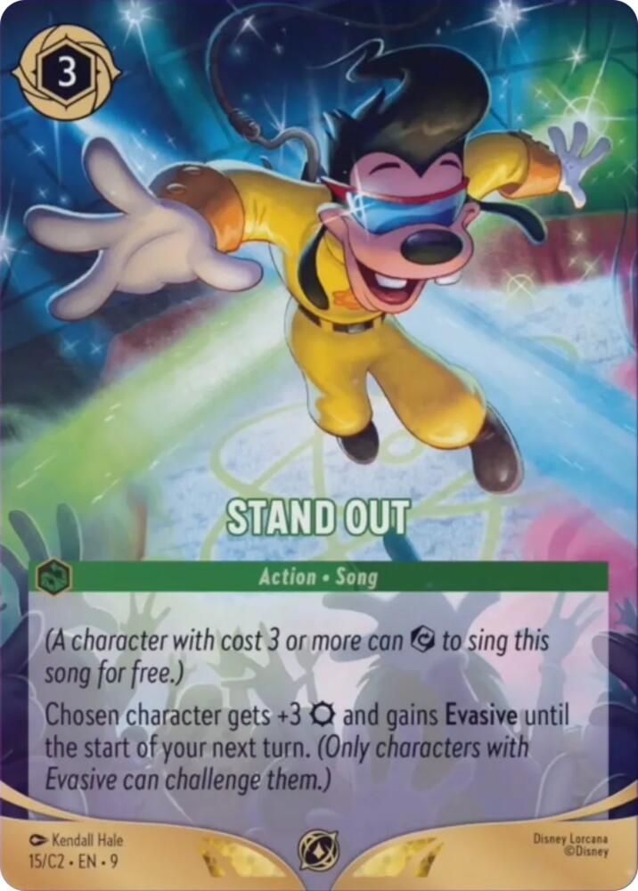 Stand Out 15 card from Disney Lorcana Promo Cards